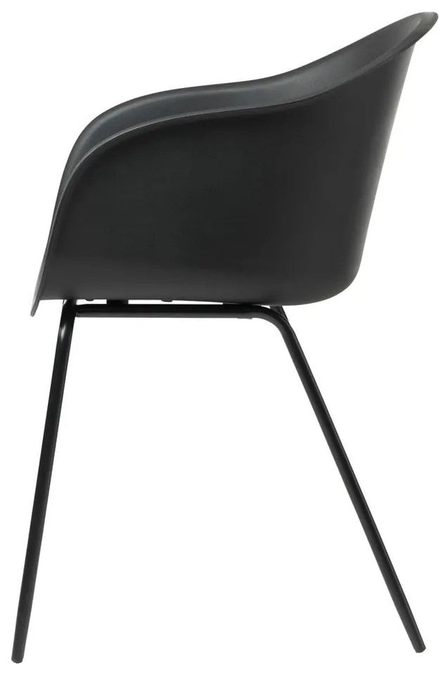 Czarne krzesło Unique Furniture Topley