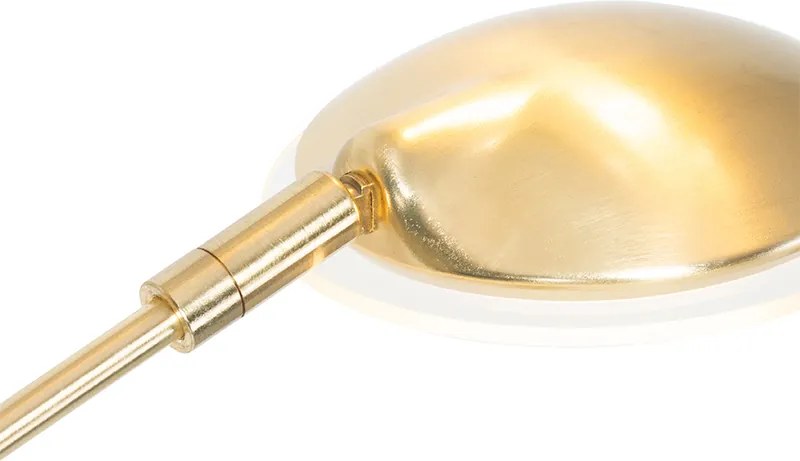 Designerska lampa podłogowa mosiądz w tym LED 5-świateł - Sixties Trento