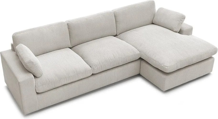 Beżowy sztruksowy narożnik Belair – Bobochic Paris