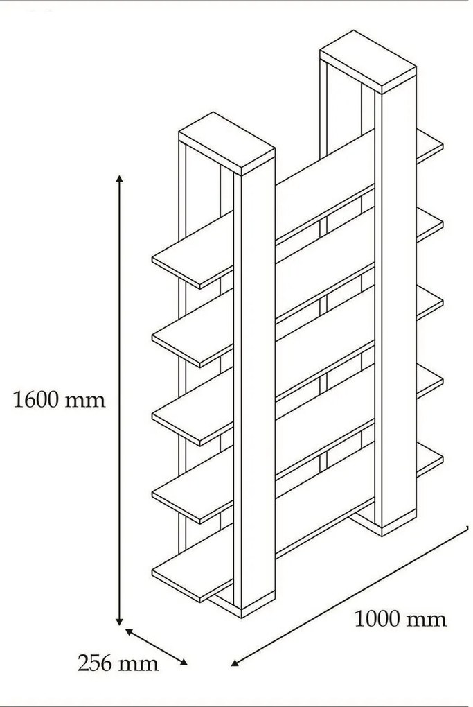 Regał Ada Walnut