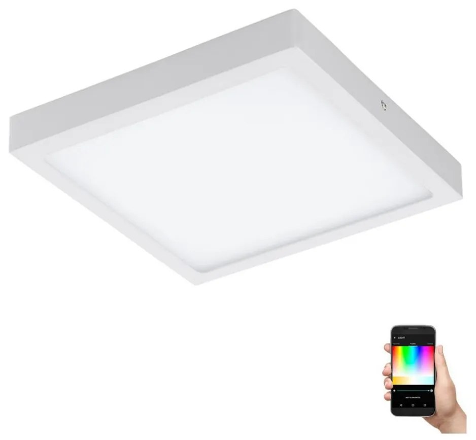 Eglo 96673 - Ściemnialna oprawa sufitowa LED RGBW FUEVA-C LED/21W/230V