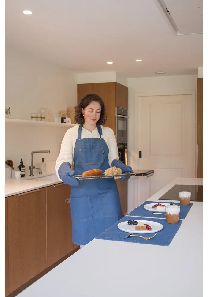 Rękawice kuchenne zestaw 2 szt. Indigo – Tiseco Home Studio