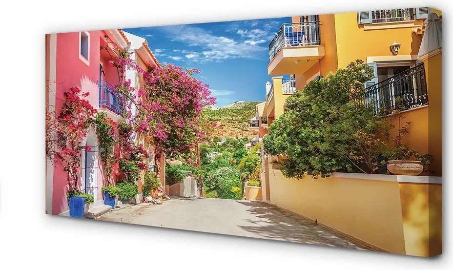 Zdjęcie na płótnie Kwitnące Ogrody nad Miastem