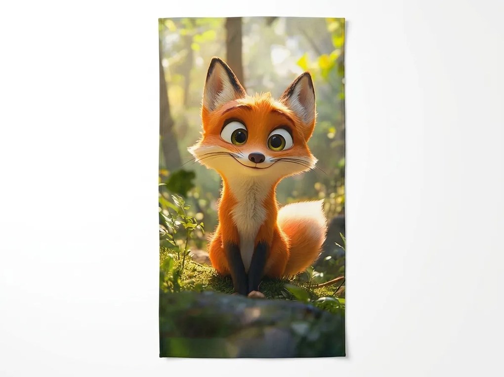 Szybkoschnący ręcznik plażowy VULPINA kolorowy 70 x 140 cm, 100% mikrofibra