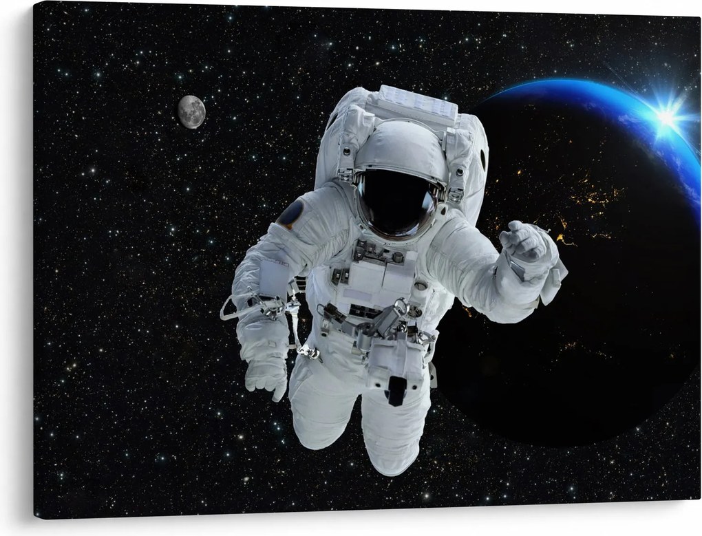 Obraz - Astronauta w kosmosie (70x50 cm)
