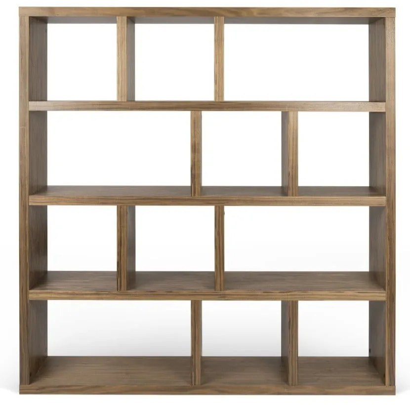 Regał w dekorze orzecha 150x159 cm Berlin – TemaHome