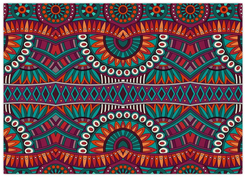 Obraz abstrakcji ozdobnej (70x50 cm)