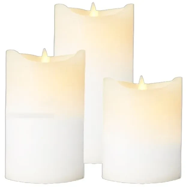 Świeczki LED zestaw 3 szt. (wysokość 15 cm) Sara Exclusive – Sirius