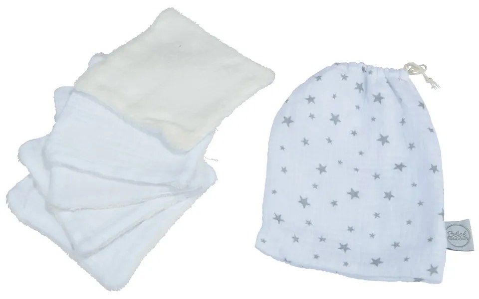 Myjki muślinowe zestaw 5 szt. – Bébé Douceur