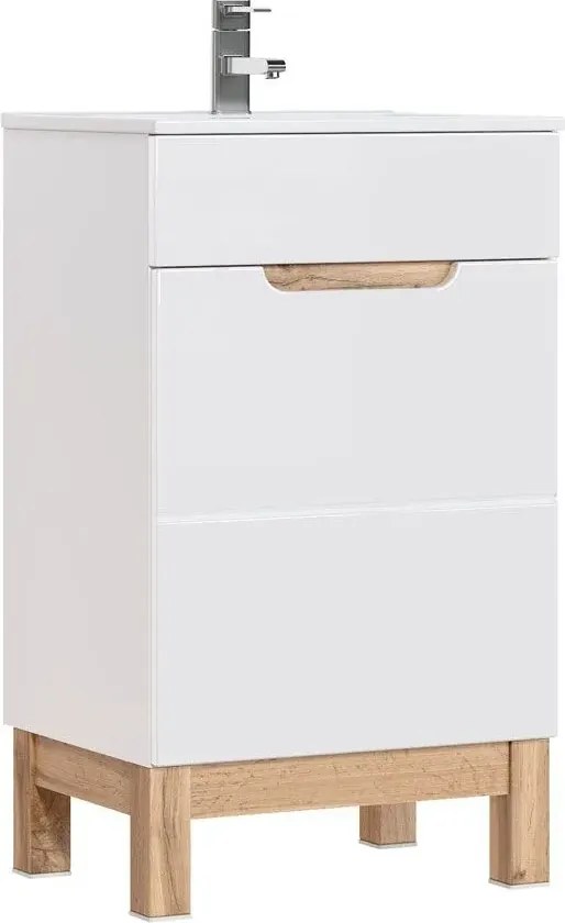 Szafka z umywalką 50 cm T1-L72