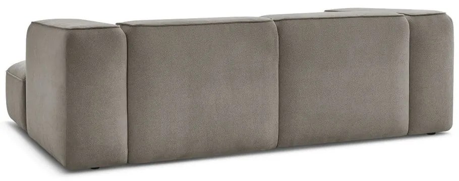Szarobrązowy narożnik z materiału bouclé (prawostronny) Zephyr – Bobochic Paris