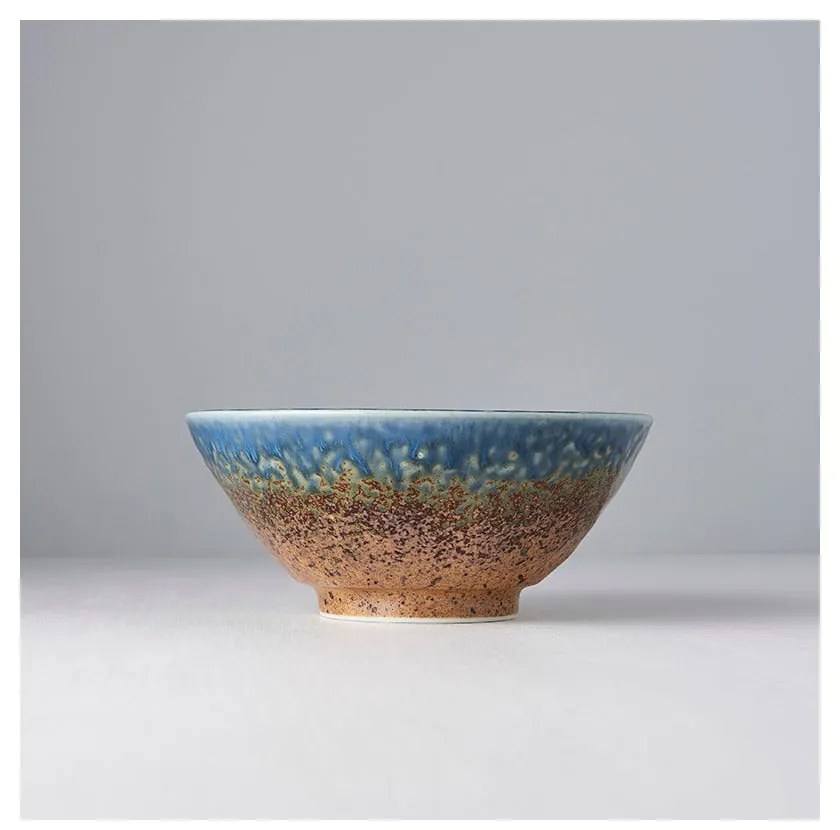 Niebiesko-brązowa ceramiczna misa MIJ Earth &amp; Sky, ø 20 cm