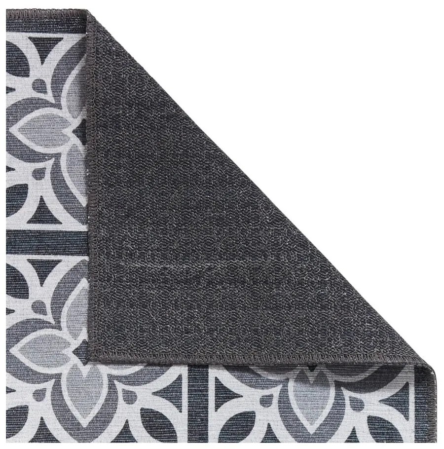 Ciemnoszary chodnik odpowiedni do prania 61x170 cm Victoria Grey – Think Rugs