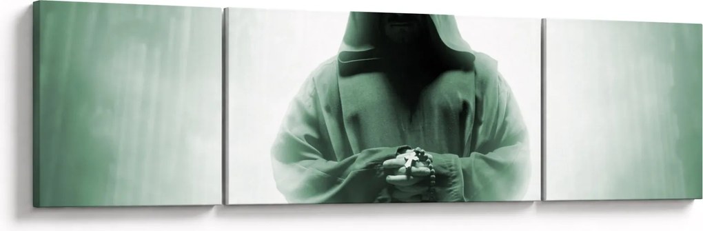 Obraz - Mnich w ciemności (170x50 cm)