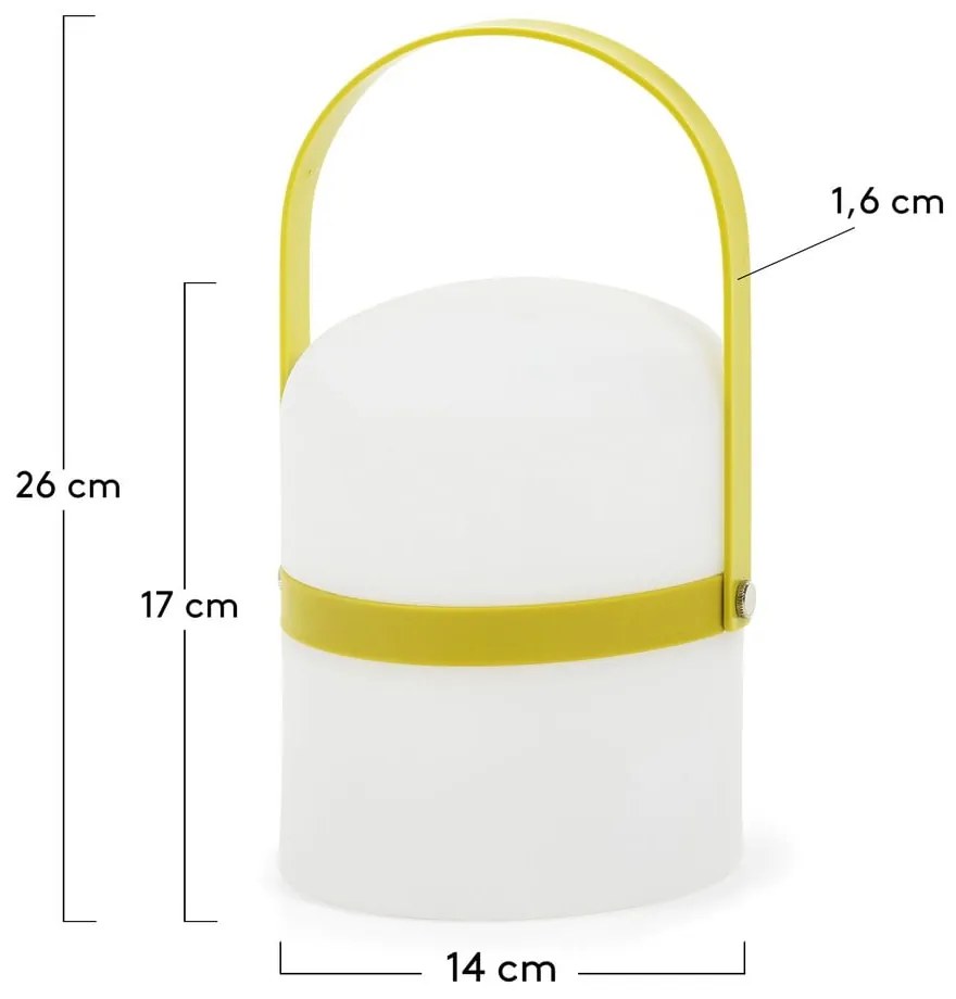 Lampa zewnętrzna LED ze ściemniaczem na USB ø 14,5 cm Ridley – Kave Home