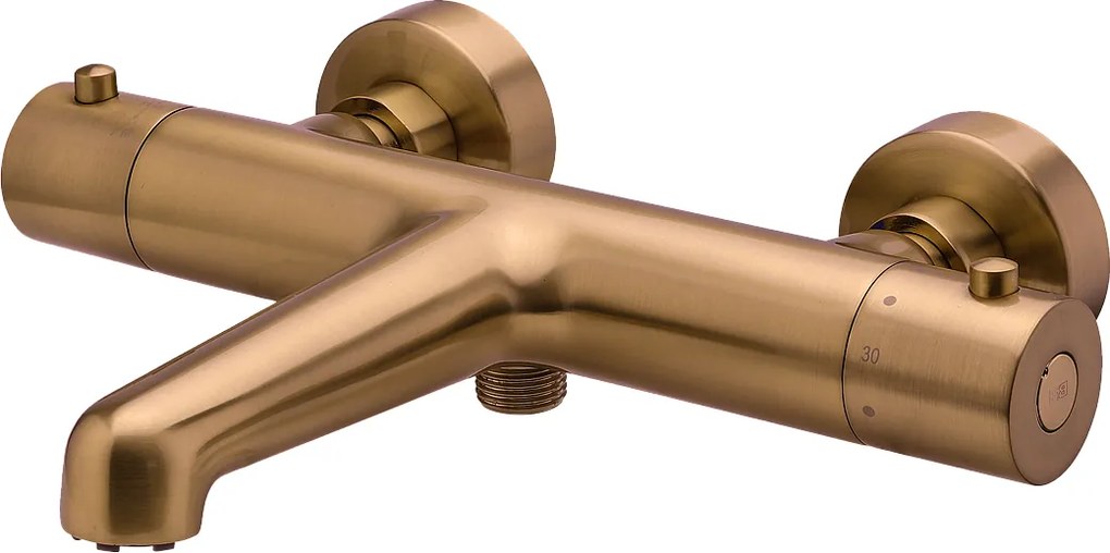 Luisa termostatyczna bateria wannowo-prysznicowa szczotkowanego miedź - Essebagno