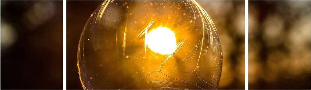 Obraz - Przezroczysta bańka (170x50 cm)