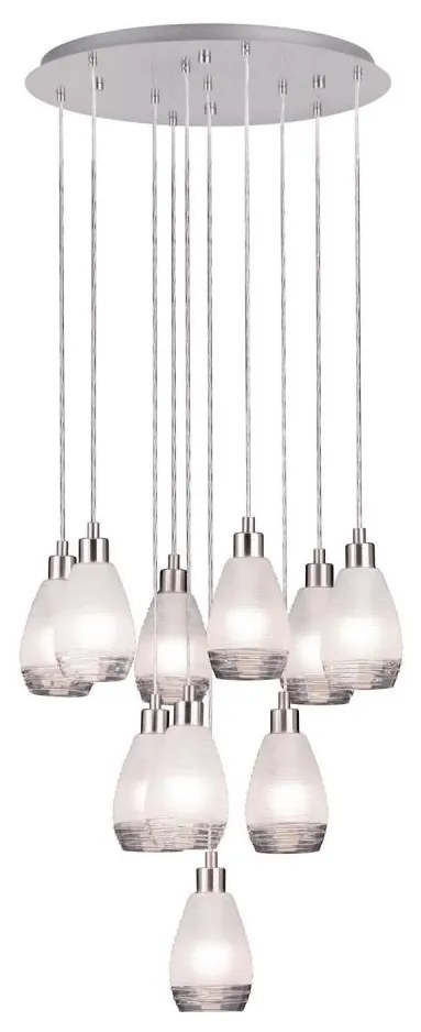 Eglo 39503 - Żyrandol na lince SIRACUSA 10xE27/60W/230V