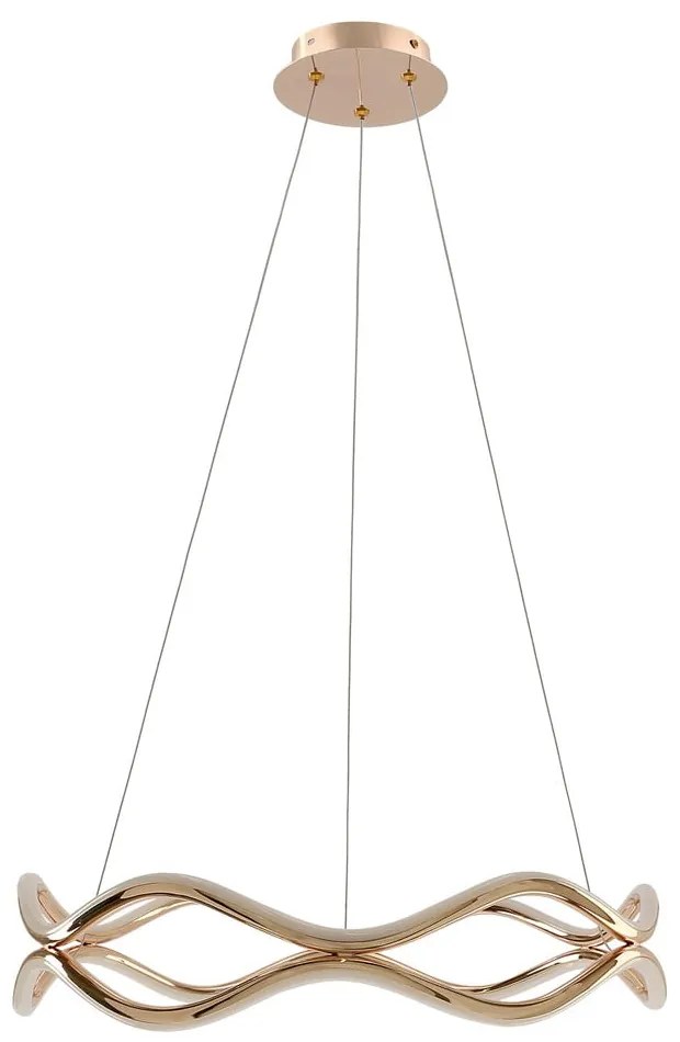 Lampa wisząca LED w kolorze mosiądzu ø 50 cm Vave – Candellux Lighting