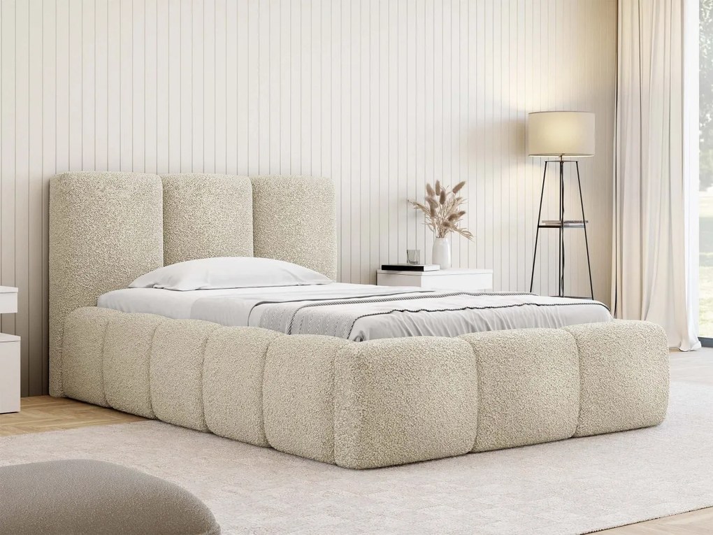 Łóżko tapicerowane Ubipra 90 Boucle