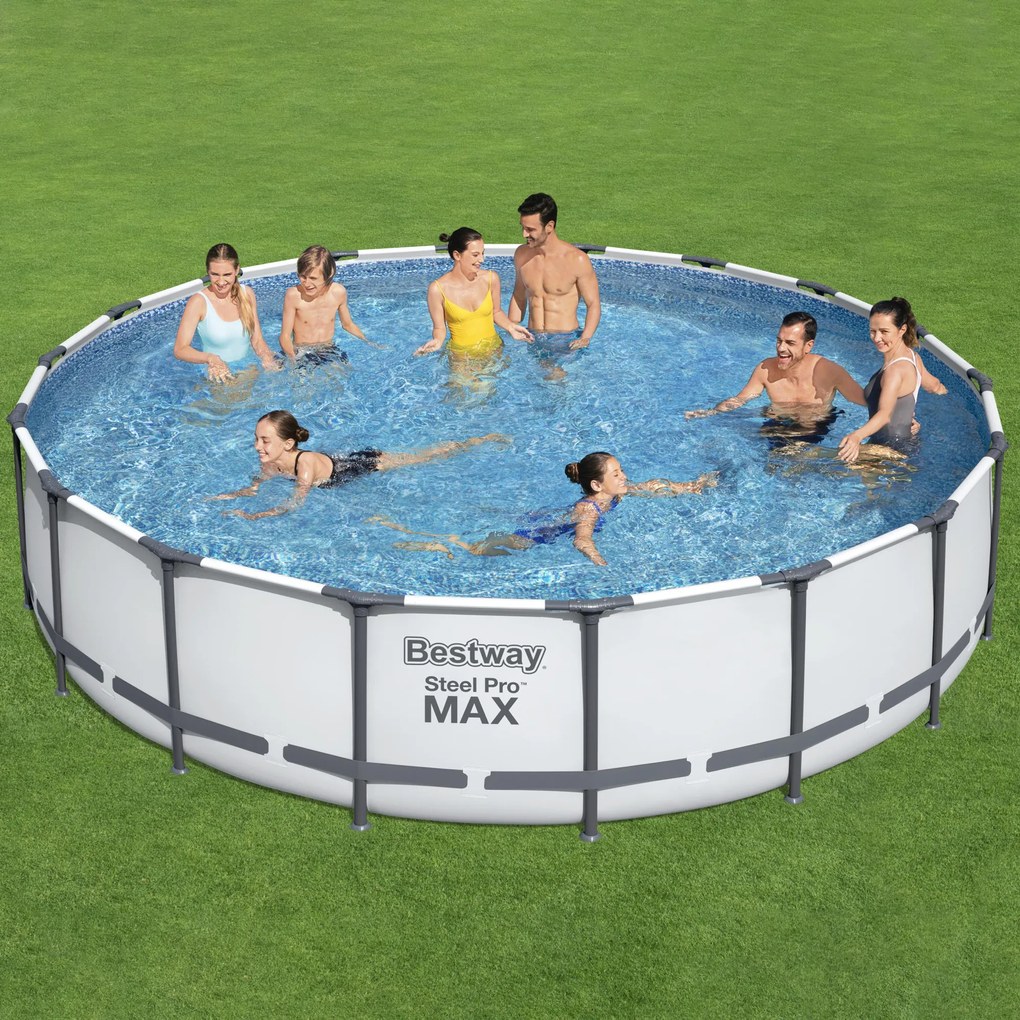 Basen stelażowy Steel Pro Max 549 x 122 cm 23062 l BESTWAY