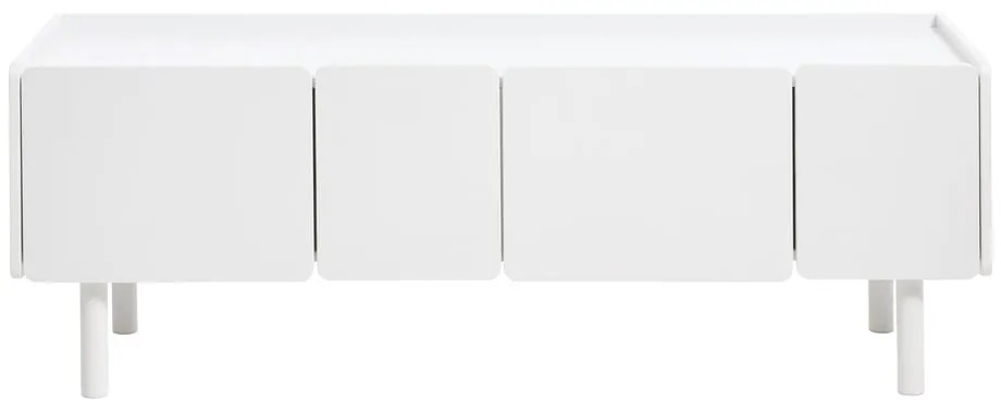 Biała szafka pod TV 160x55x45 cm Bera – Unique Furniture