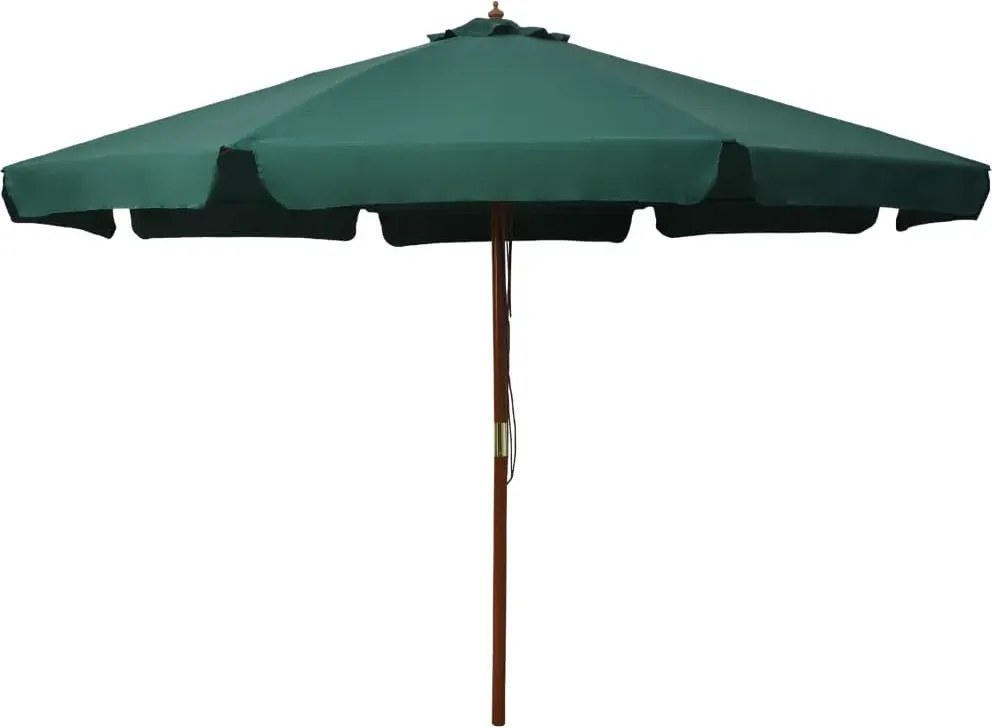Zielony parasol do ogrodu K4-B21