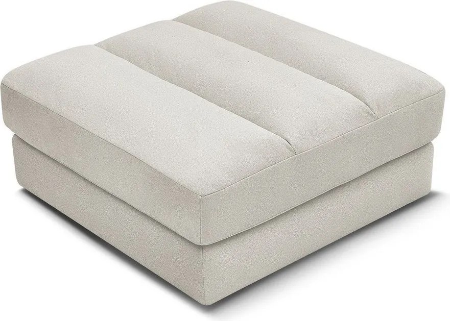 Beżowy aksamitny podnóżek Sierra – Bobochic Paris