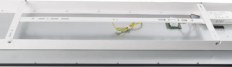 Nowoczesna lampa sufitowa czarna z wbudowanymi diodami LED 120 cm - Liv