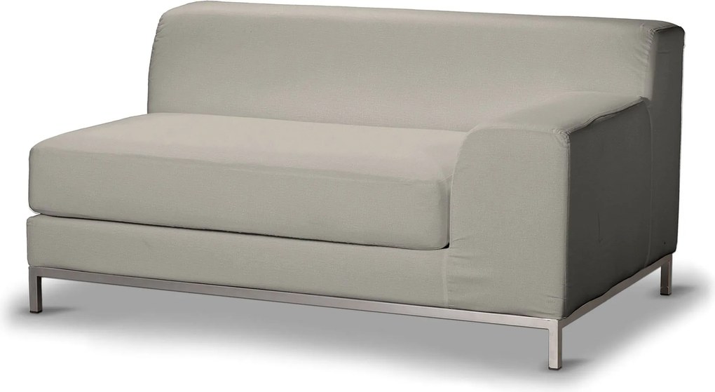 Pokrowiec na sofę prawostronną Kramfors 2-osobową kolor szary tkanina welwetowa