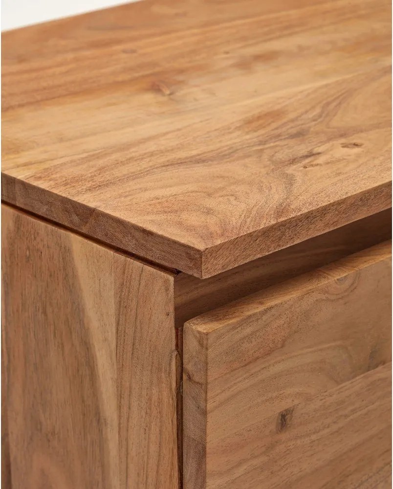 Szafka pod TV z litego drewna akacjowego w naturalnym kolorze 150x58x40 cm Uxue – Kave Home