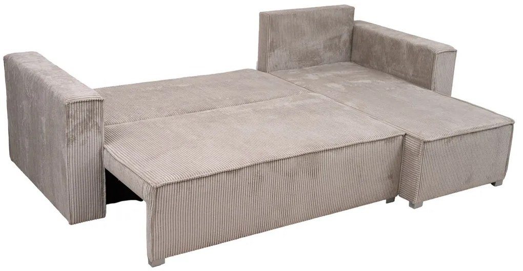 Rozkładana narożna sofa SMART COSARO granatowa, dwustronna + 2 poduszki GRATIS