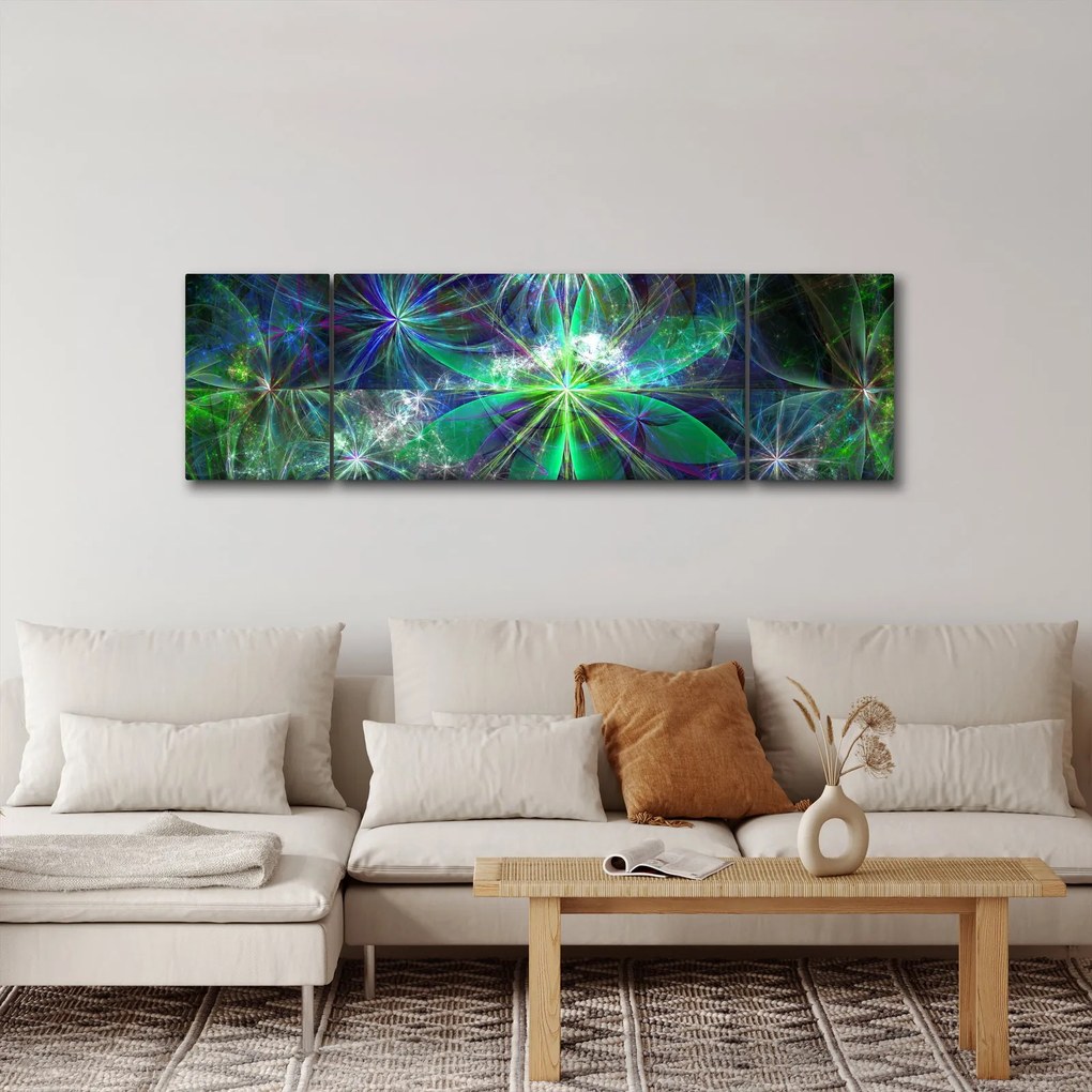 Obraz - Abstrakcyjne kształty geometryczne (170x50 cm)