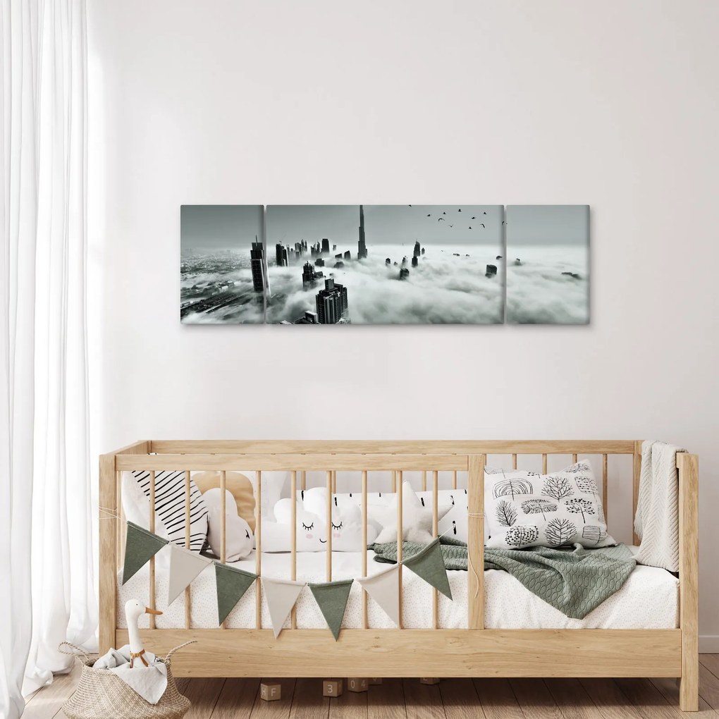 Obraz - Wieżowce w Dubaju (170x50 cm)