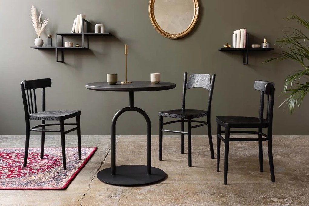 Designerski stół z okrągłym blatem Kamerton 70cr