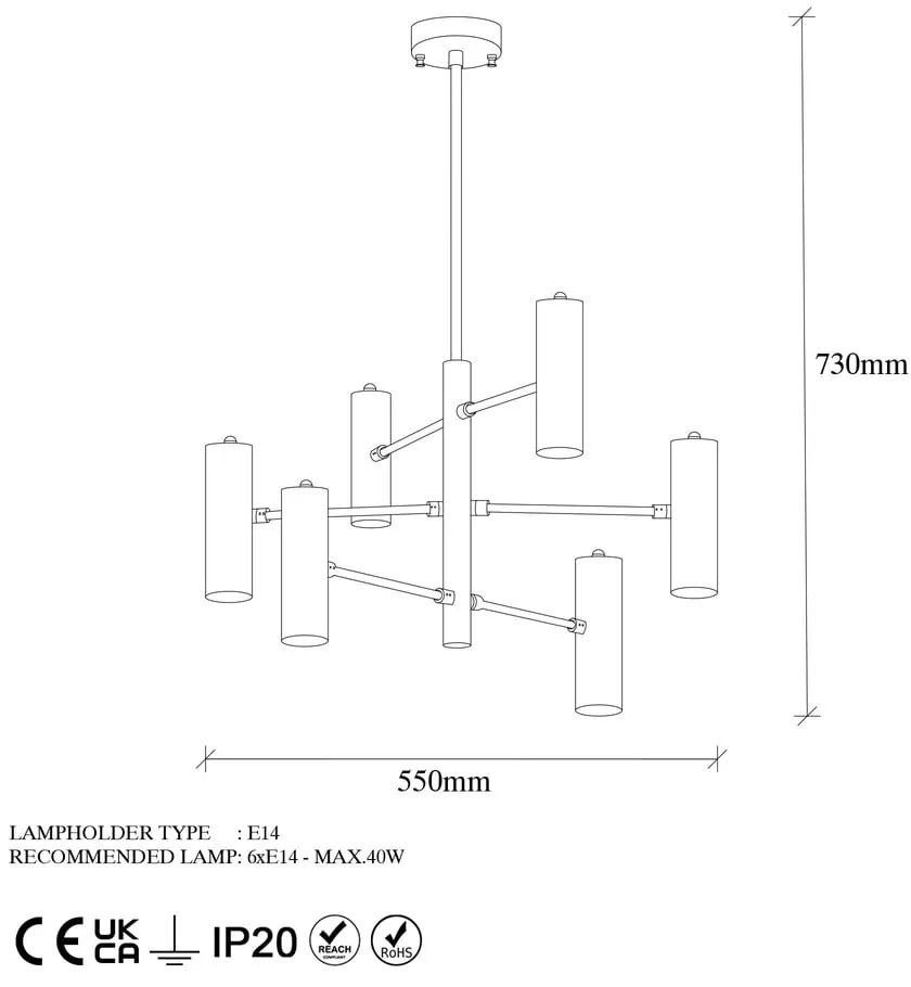 Lampa wisząca w kolorze złota z metalowym kloszem Gharib – Opviq lights