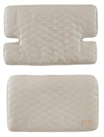 Beżowa wkładka do krzesełka do karmienia Greyish gesteppt – Roba