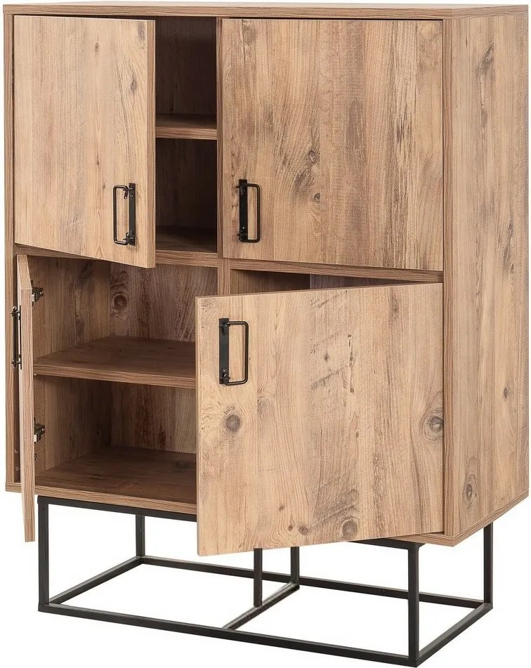 Szafka Quantum Atlantic Pine and Black