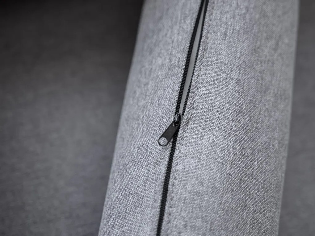 Szara sofa 2-osobowa MANDI VELVET