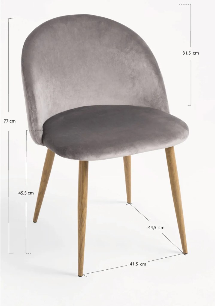 Silla Vint Terciopelo