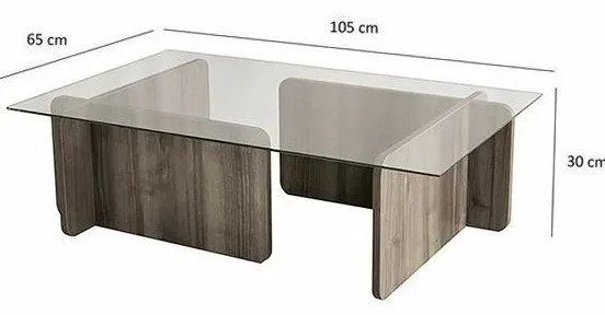 Stolik konferencyjny Escape Walnut