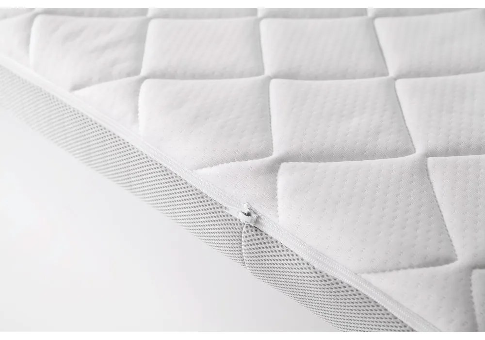 Twardy piankowy topper ze zdejmowanym pokrowcem 80x200 cm – Meise Möbel