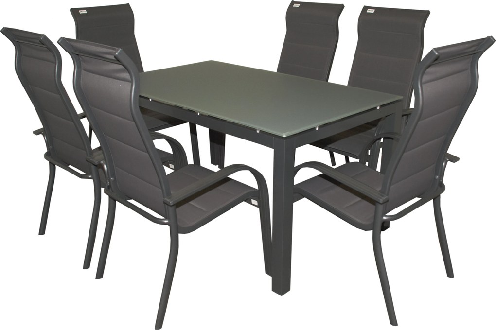 Doppler MIAMI ogrodowe krzesło sztaplowane szare