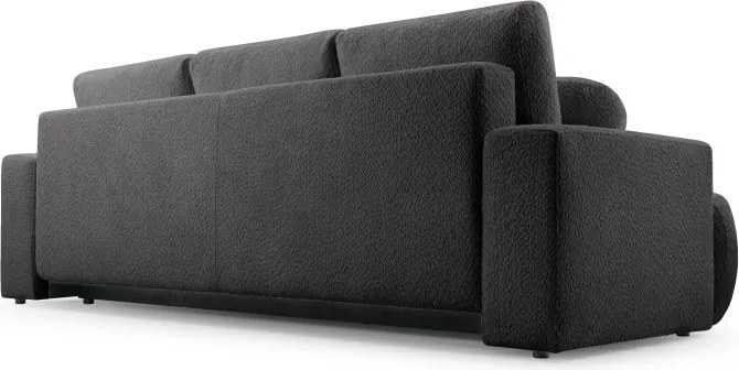 Sofa VELO z funkcja spania i pojemnikiem GRAFITOWY CORAL 60