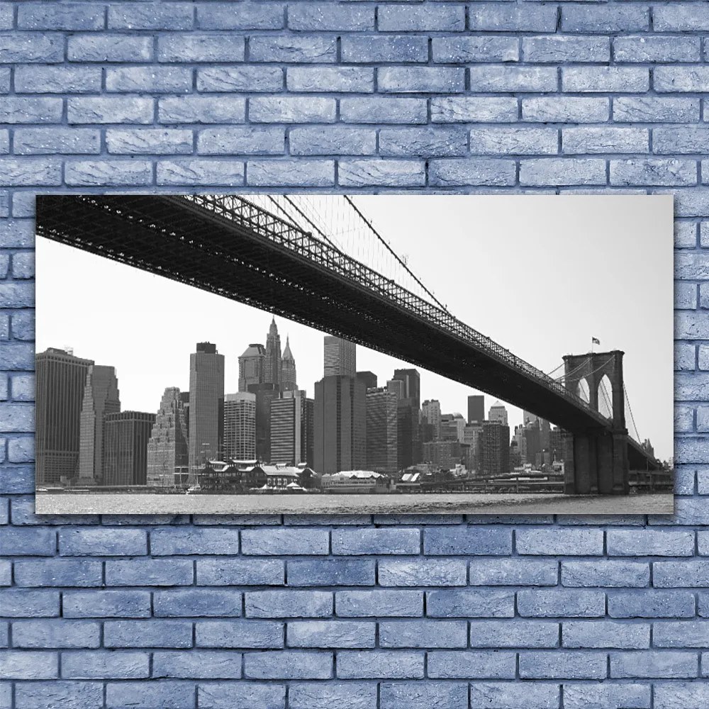 Zdjęcie na płótnie Miejski Most nad Kanałem