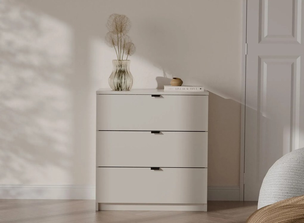 Kaszmirowa komoda z 3 szufladami do przechowywania H7-L03