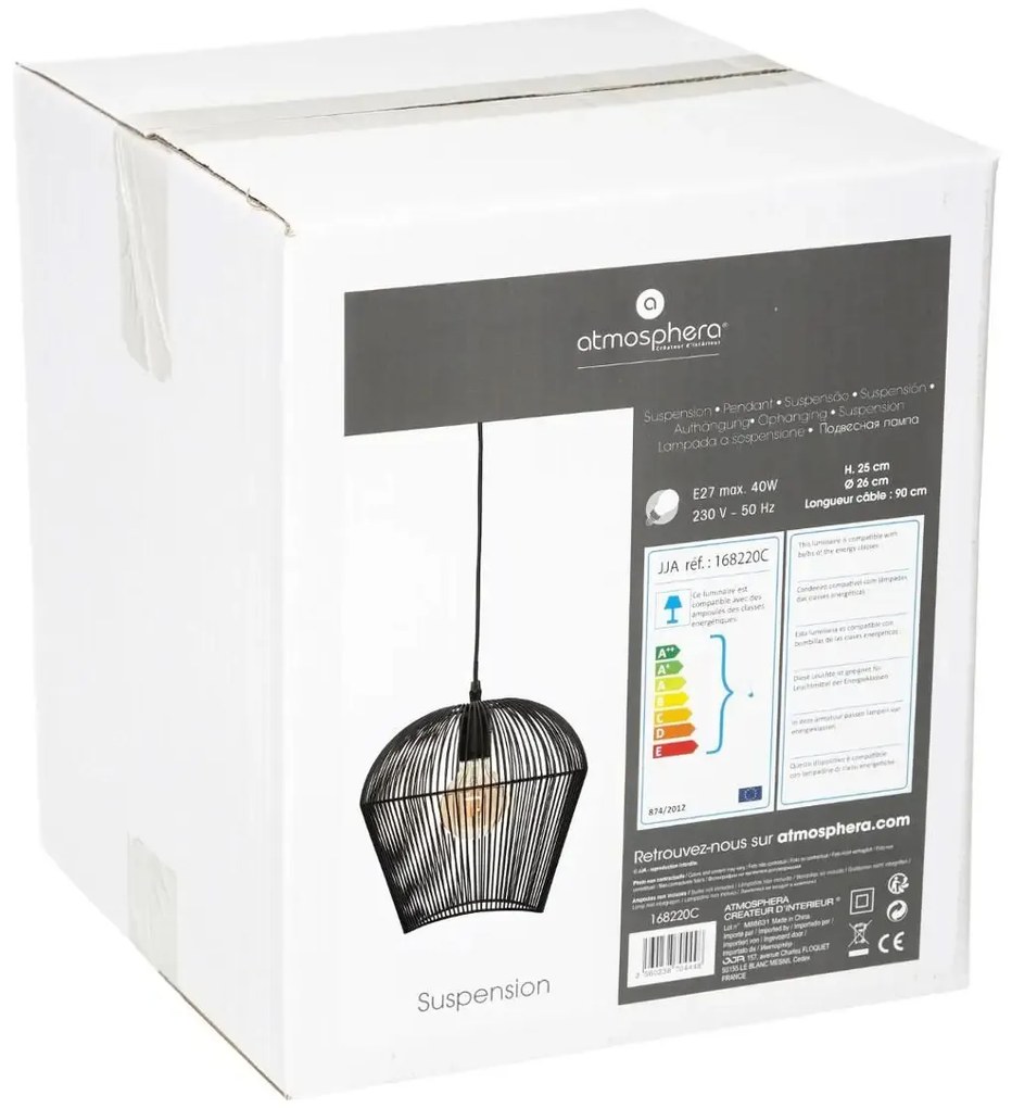 Metalowa lampa sufitowa JENA, Ø 26 cm