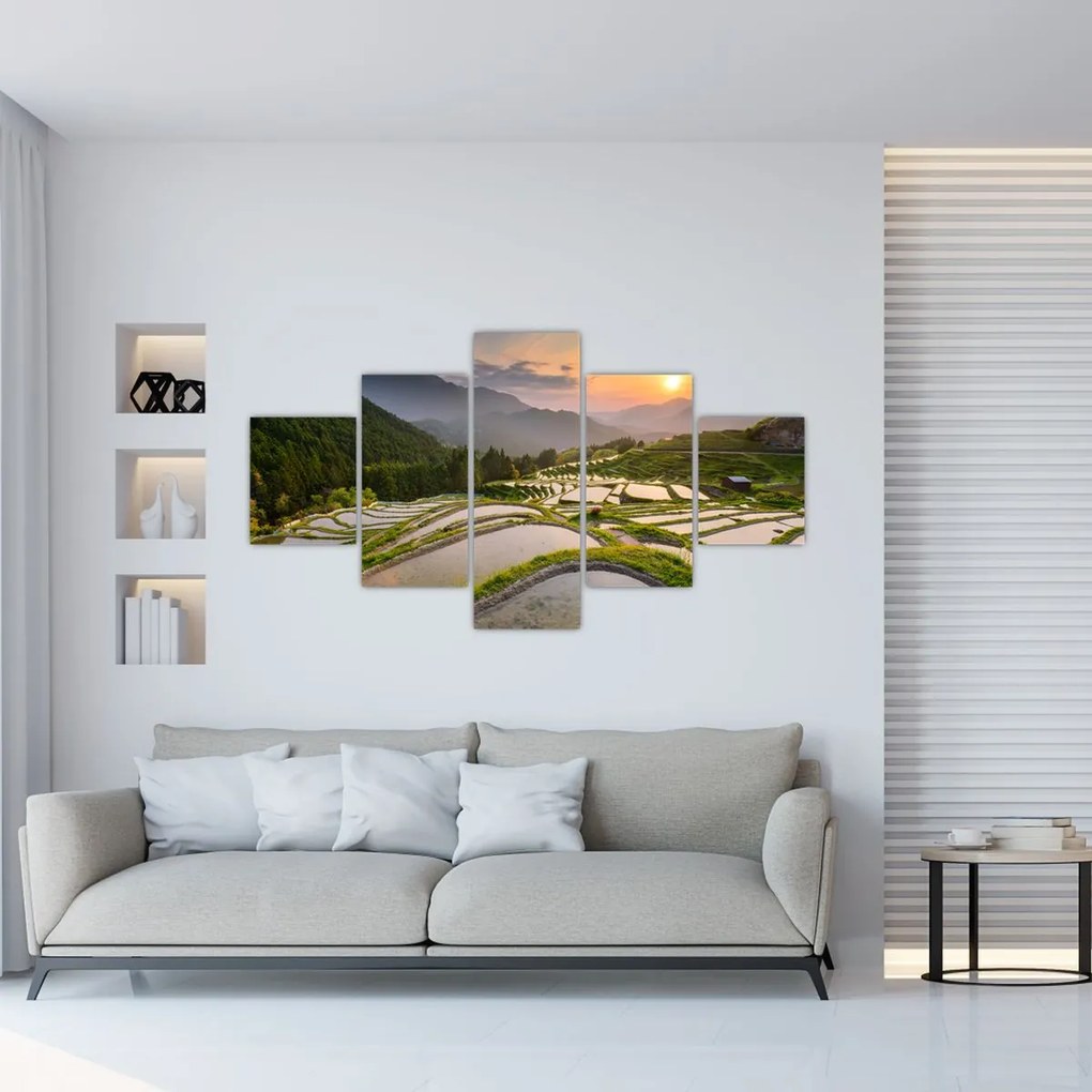 Obraz - Tarasy ryżowe (125x70 cm)