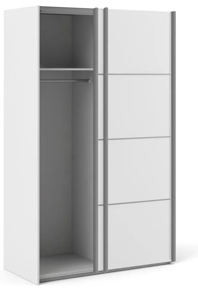 Biała szafa Tvilum Verona, 122 x 202 cm