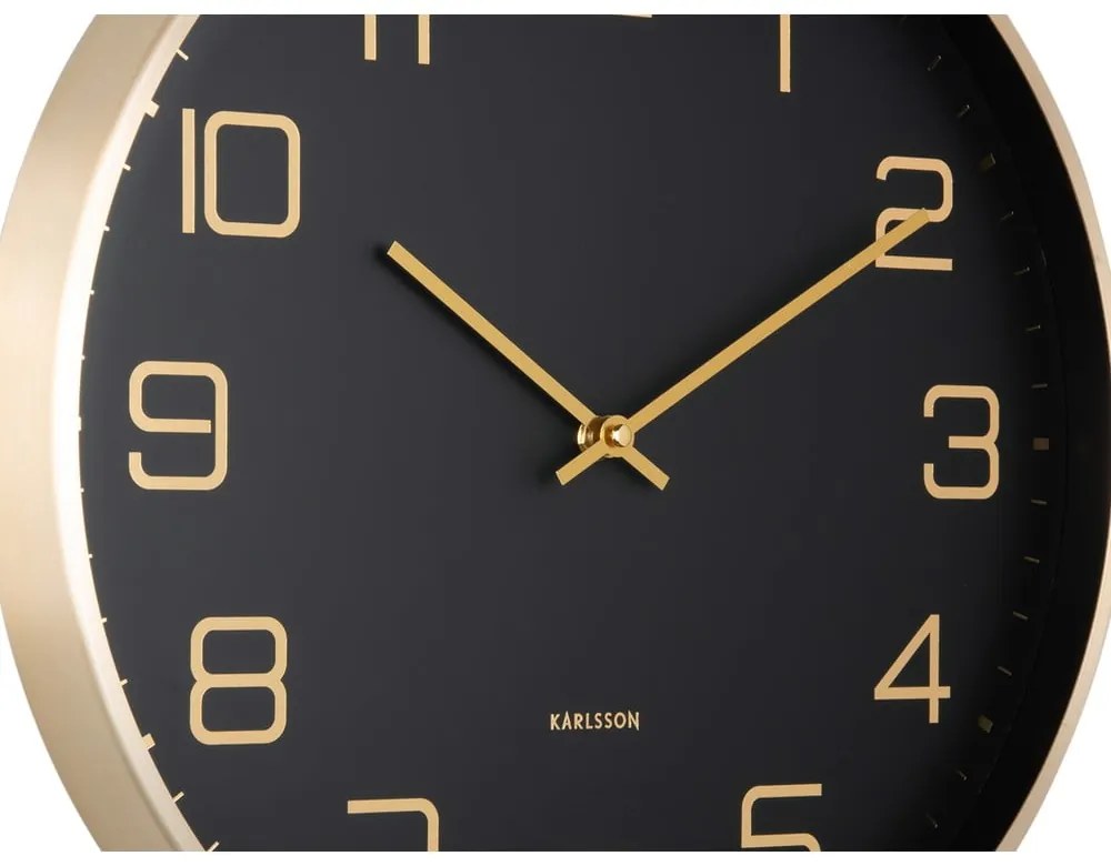 Zegar ścienny ø 40 cm Elegance Glow – Karlsson